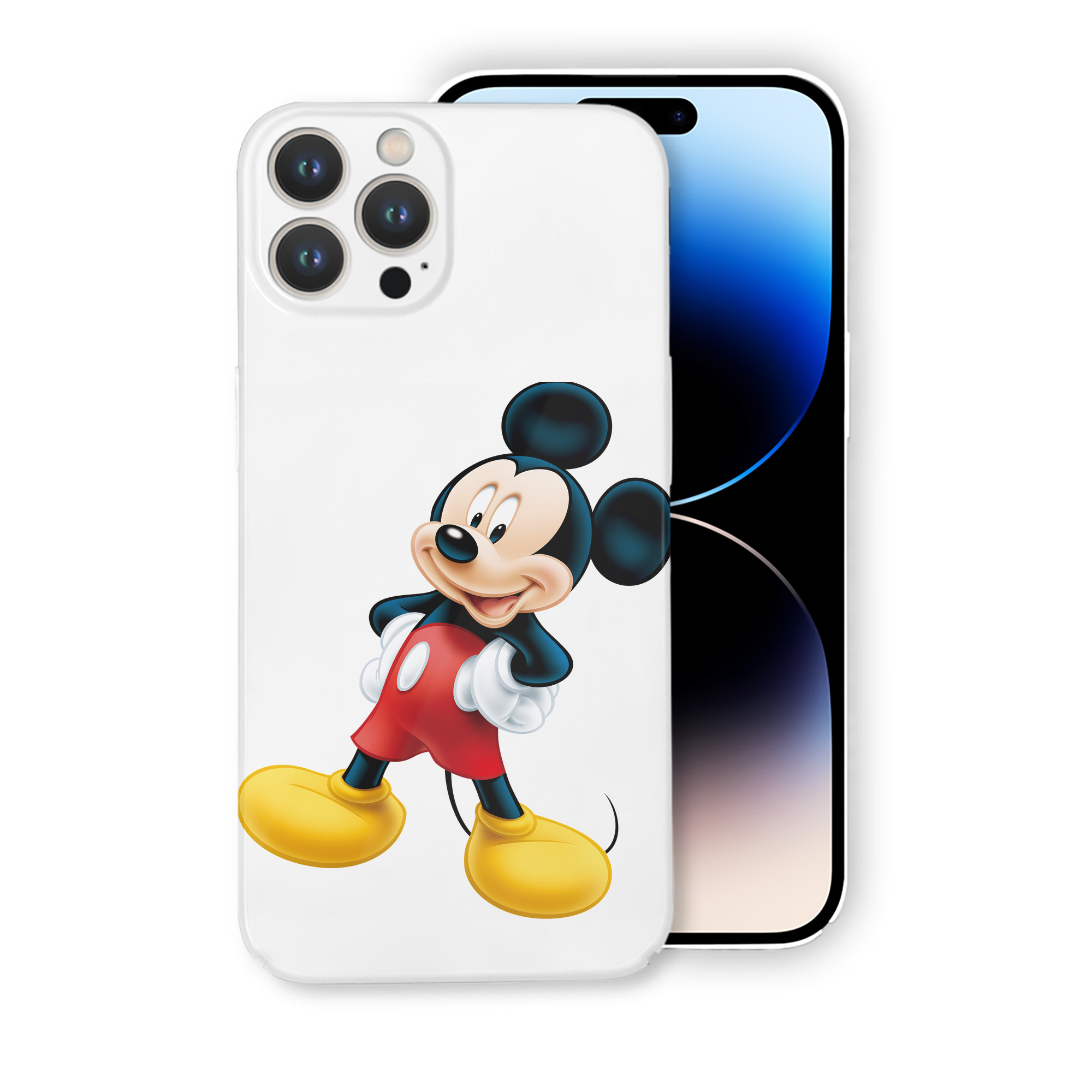 （画像用） ミッキーマウス Mickey Mouse 【iPhone 14シリーズ対応】ハードケース